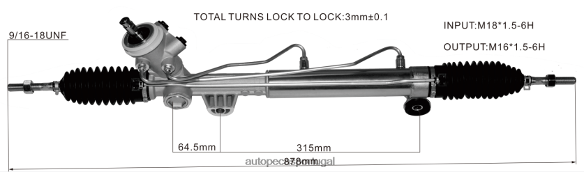 autopeças Portugal | XT6FX62712 cremalheira da direção hidráulica 7836993l5 BUICK