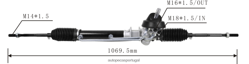 auto peças online Portugal | XT6FX62693 cremalheira de direção hidráulica 94754800 CHEVROLET