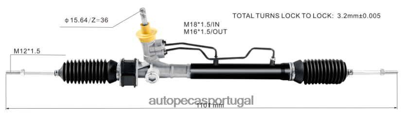 autopeças 292 | XT6FX62681 cremalheira de direção hidráulica s11-3400010bb 96518943 96518944 96879491 CHEVROLET