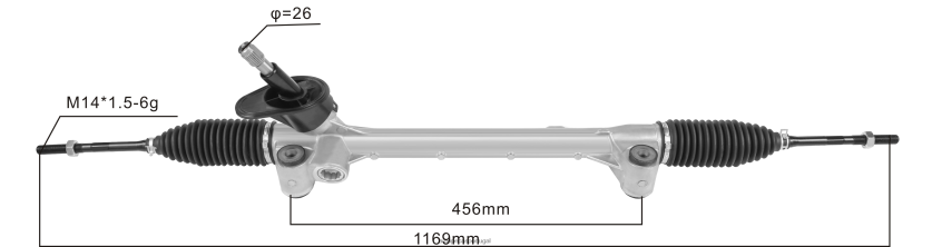 autopeças 294 | XT6FX62701 cremalheira de direção hidráulica 26257889 CHEVROLET