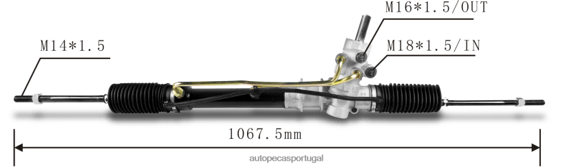 autopeças Gafanha | XT6FX62687 cremalheira da direção hidráulica 94671442 94730221 93389866 93344883 93384074 94707950 26031125 93338535 dhb 22026 7111446000 CHEVROLET