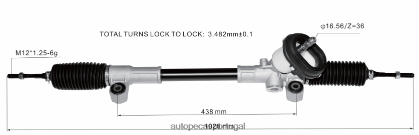 autopeças Faro | XT6FX62810 cremalheira de direção hidráulica 48001-4la0b 48001-8ga1a 48001-4la1b DAIHATSU