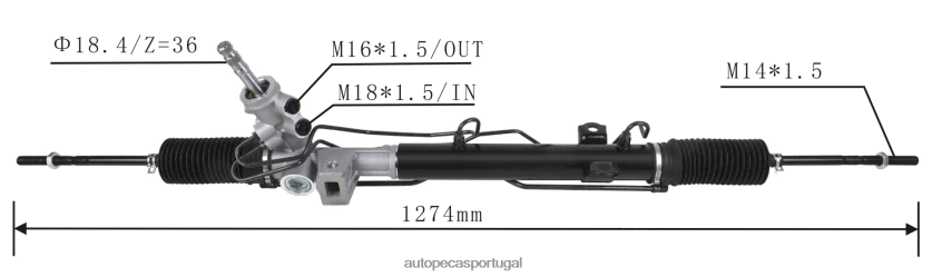 autopeças Gafanha | XT6FX62787 cremalheira de direção hidráulica 4743142ah 4743142ad 4766321ad 4797706 5114163aa 5114164aa 68002222ac 4766250af 5114163aa 157162 4743935ac DODGE/CHRYSLER