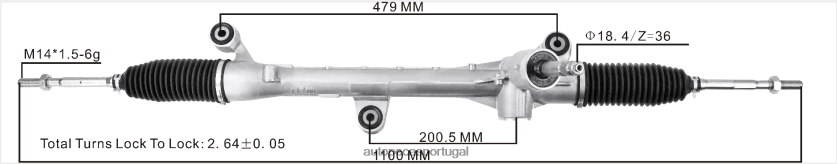 auto peças coina | XT6FX62538 cremalheira de direção hidráulica 53400-t7s-t01 53400-t7a-a03 HONDA
