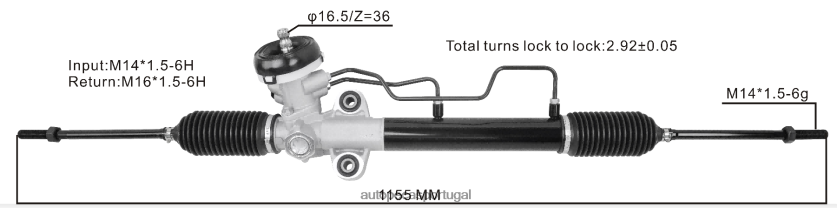 auto peças coina | XT6FX62738 cremalheira de direção hidráulica 57710-25010 57710-25000 57710-25510 HYUNDAI/KIA
