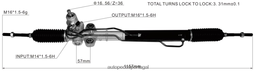 auto peças coina | XT6FX62768 cremalheira de direção hidráulica 57700-3j000 HYUNDAI/KIA