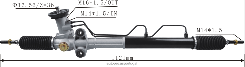 autopeças 298 | XT6FX62741 cremalheira de direção hidráulica 57700-09000 57700-38020 57700-38200 57700-39000 HYUNDAI/KIA