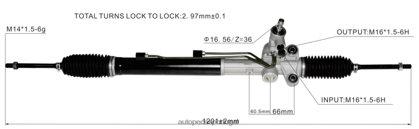 autopeças Faro | XT6FX62770 cremalheira da direção hidráulica 577003m300 577003m000 HYUNDAI/KIA