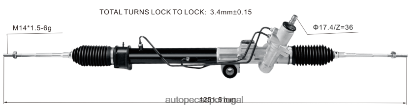 autopeças Lourinhã | XT6FX62606 cremalheira de direção hidráulica 8-97943520-1 ISUZU