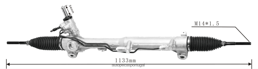 autopeças 288 | XT6FX62641 cremalheira de direção hidráulica uc2a-32-110d MAZDA
