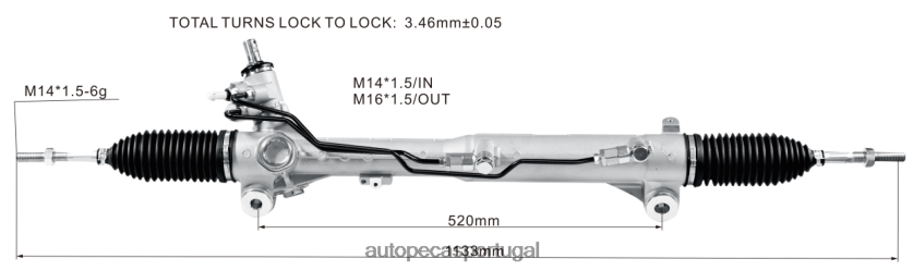 autopeças Portugal | XT6FX62642 cremalheira de direção hidráulica ua3n-32-110 MAZDA