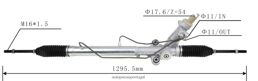 auto peças Vilarinho | XT6FX62429 cremalheira de direção hidráulica 6394601000 6394601200 MERCEDES-BENZ/BMW