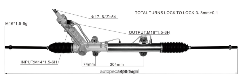 autopeças 267 | XT6FX62431 cremalheira de direção hidráulica 9044600300 MERCEDES-BENZ/BMW