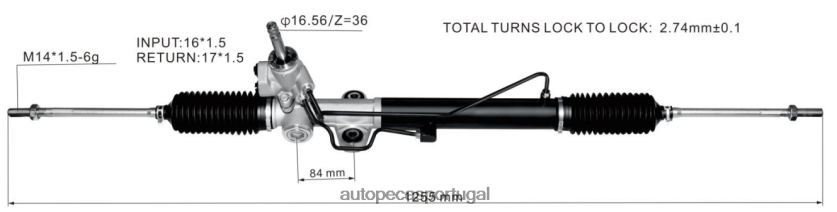 auto peças coina | XT6FX62548 cremalheira de direção hidráulica mr961357 4410a323 MITSUBISHI