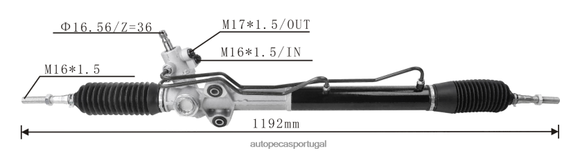 autopeças Gafanha | XT6FX62557 cremalheira de direção hidráulica mr374891 mr554169 4410a140 MITSUBISHI