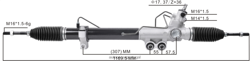 autopeças Gafanha | XT6FX62567 cremalheira de direção hidráulica 49001-4kh0a 49001-4kh1a 49001-4kd0a 49001-4kd1a NISSAN