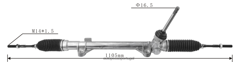 autopeças Gafanha | XT6FX62587 cremalheira de direção hidráulica 48001-jg00a 48001-jg00b NISSAN