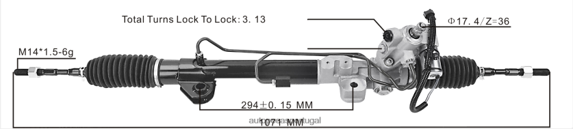 autopeças Gafanha | XT6FX62597 cremalheira de direção hidráulica 49001-jn30a 49200-jn30a NISSAN