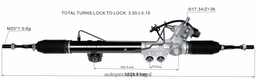 autopeças Lourinhã | XT6FX62576 cremalheira de direção hidráulica 49001-1lb3b 49001-1lb2a 49001-1lb2b 49001-1lb3a NISSAN