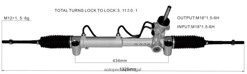 autopeças Faro | XT6FX62780 cremalheira da direção hidráulica 93179549 7831985179 13292547 OPEL