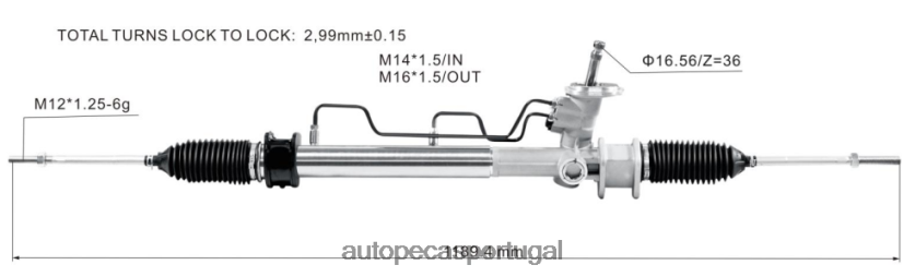 autopeças 289 | XT6FX62651 cremalheira da direção hidráulica pw891905 pw825852 PROTON/PERODUA