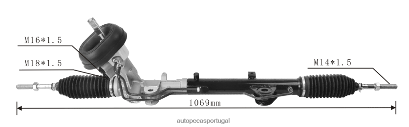auto peças online Portugal | XT6FX62803 cremalheira de direção hidráulica 49001-6615r 49001-0075r 49001-0125r 49001-2993r 49001-4807r 49001-6557r 49001-2996r RENAULT