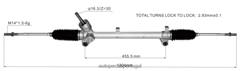 autopeças 307 | XT6FX62831 cremalheira de direção hidráulica 10138018 ROEWE