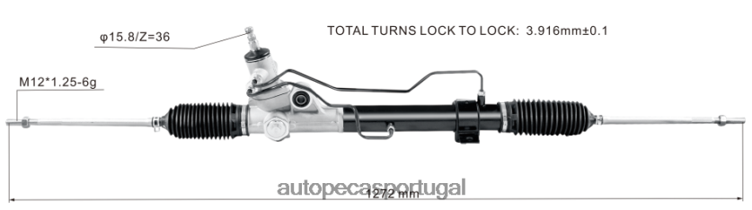 auto peças coina | XT6FX62618 cremalheira de direção hidráulica 48500-61j01-000 SUZUKI