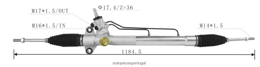 auto peças Vilarinho | XT6FX62499 cremalheira de direção hidráulica 44200-bz070-000 TOYOTA