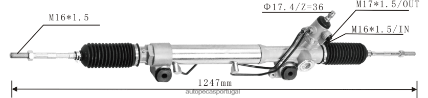auto peças coina | XT6FX62448 cremalheira de direção hidráulica 44200-60230 44200-60221 TOYOTA