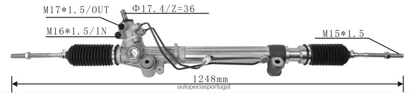 auto peças coina | XT6FX62488 cremalheira de direção hidráulica 44200-35050 TOYOTA