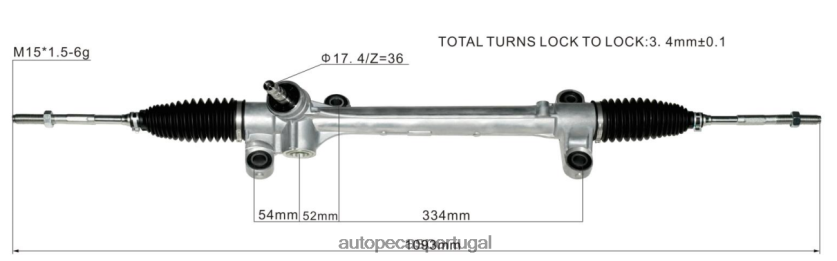 autopeças 268 | XT6FX62441 cremalheira de direção hidráulica 45510-02640 TOYOTA