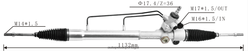 autopeças 269 | XT6FX62451 cremalheira de direção hidráulica 44250-bz050 TOYOTA