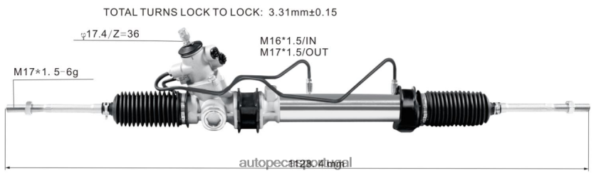 autopeças 272 | XT6FX62481 cremalheira de direção hidráulica 44250-26040 44200-26341 TOYOTA