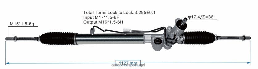 autopeças Almada | XT6FX62464 cremalheira de direção hidráulica 44250-35020 44250-04010 TOYOTA