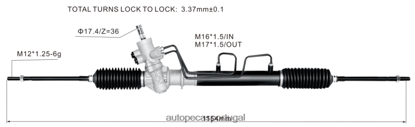 autopeças Gafanha | XT6FX62517 cremalheira de direção hidráulica 44250-10160 44250-0a010 44250-0a011 44250-0a012 44250-0a020 TOYOTA