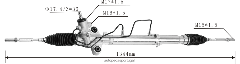 autopeças Lourinhã | XT6FX62446 cremalheira de direção hidráulica 44200-26501 44200-26550 TOYOTA