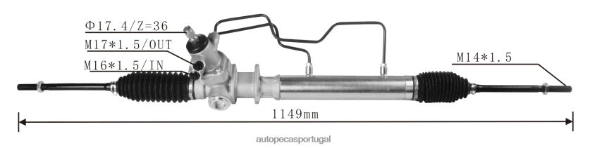 autopeças Portugal | XT6FX62502 cremalheira de direção hidráulica 44250-38010 TOYOTA