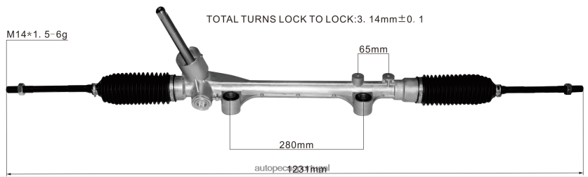 auto peças coina | XT6FX62678 cremalheira de direção hidráulica j7bc-3a500-jb 3l547-b562aa 1908702 FORD