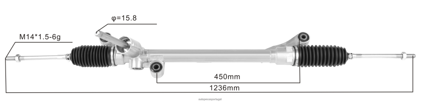 autopeças Portugal | XT6FX62662 cremalheira de direção hidráulica ae8z-3504-a 1836240 1753627 1745237 1543718 FORD