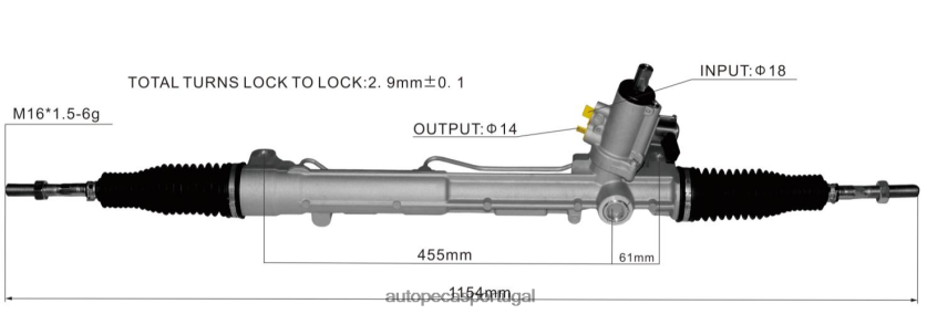 auto peças coina | XT6FX62418 cremalheira de direção hidráulica 8rd422065 8r1422065g 8rd422065a VOLKSWAGEN