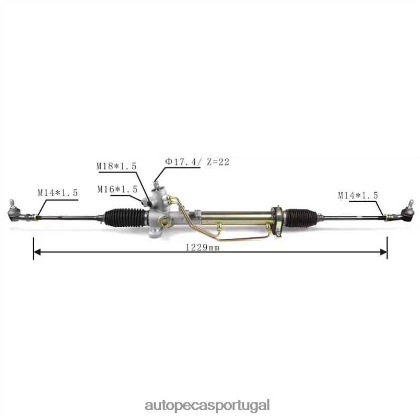 auto peças online Portugal | XT6FX61473 cremalheira da direção hidráulica 1h0422803a VOLKSWAGEN