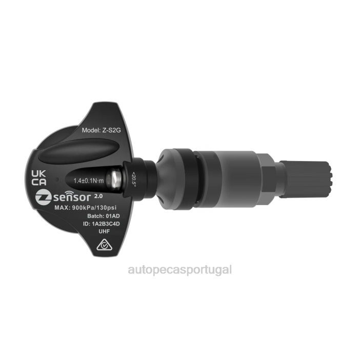 auto peças coina | L6022138 Sensor tpms de substituição kia oe - oe p/n 52940l1100 freq 433mhz haste da válvula metálica - cinza escuro