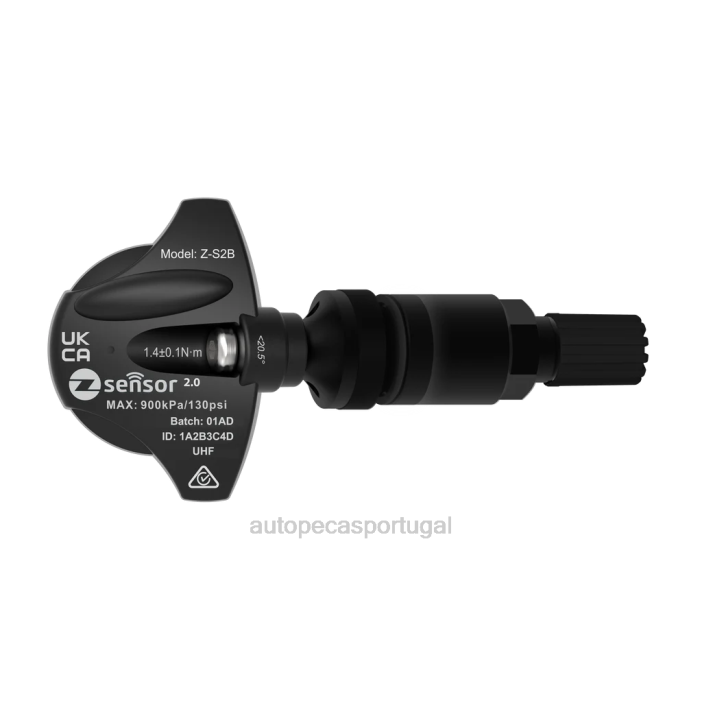 auto peças coina | L6022127 Sensor tpms de substituição land rover oe - oe p/n lr086928, fw931a159ab freq 433mhz haste de válvula metálica - preta